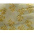 thumbnail image 4 of oneOone Georgette Viscose Fabric Leaves & Floral Block Printed Craft Fabric BTY 42 Inch Wide, 4 of 4
