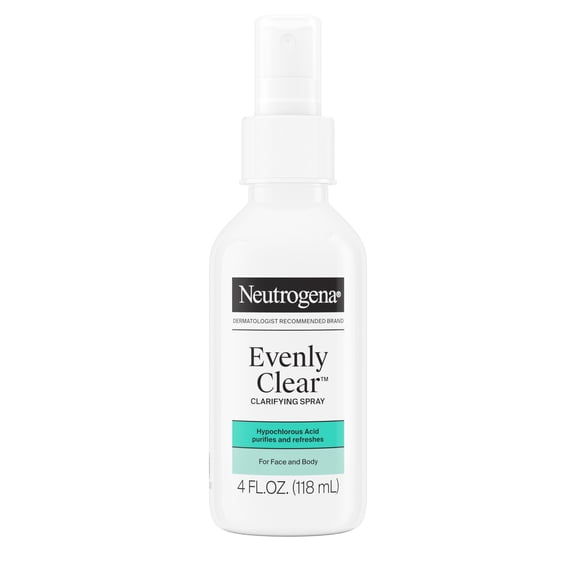 Neutrogena Evenly Clear Clarifying Spray, Hypochlorous Acid , 4 fl. oz