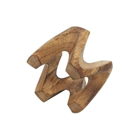 

Saro Lifestyle NR947.BR W Design Wood Napkin Rings Brown - Set of 4