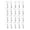 A, variant on Hooks for Curtain Accessories Clip Buckle Curtain Hook Clips European Foreign Trade Set of 20 for Drapery Organization and Easy Hanging 20PCS