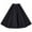 Black A Skirts for Women, variant on Limited Time Deal kttectoa A-Line Retro Wide Hem Pleated Skirts Women's Clothing Solid Skirt Zipper Mid Waist Mid-Length Skirt for Women Trendy Go Shopping