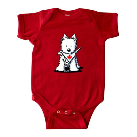 

Inktastic Canada Day Westie Gift Baby Boy or Baby Girl Bodysuit