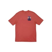 IZOD Mens Big & Tall Red Riptide Sound Seafare Brewing Lighthouse T-Shirt LT