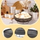 thumbnail image 5 of Cesta grande de alambre para almacenar frutas y verduras, abierta, versátil y resistente, con negro, 5 of 6