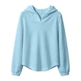 thumbnail image 3 of Zorckvet Girls Sweatshirts for Casual Wear - Fleece, Hooded Design, 3 of 8
