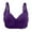Purple, variant on Penkiiy Women Bras Woman's Solid Color Comfortable Hollow Out Perspective Bra Underwear No Rims Yellow Bras