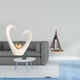 thumbnail image 2 of Figura de escritorio,Decoración de escritorio con forma de corazón para oficina o hogar,Escultura de velero,Estatua de velero,decoración de barco de vela,velero,Figura decorativa de resina, 2 of 8