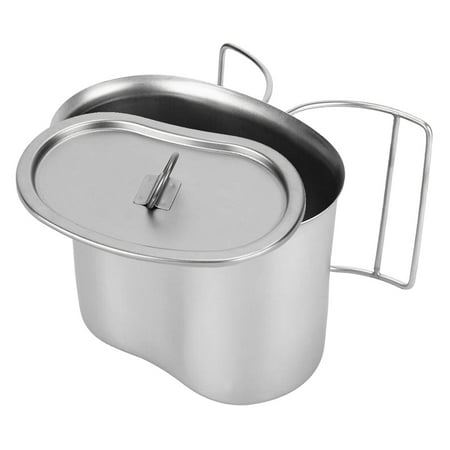 

Outdoor Camping Stainless Cup Kettle Single With Hanging