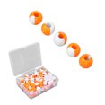thumbnail image 2 of Hair Braid Beads, Hair Cuffs Large Hole Adjustable Multipurpose With Hair Wearer Storage Box For Jewelry Bracelets Making For Hair Braids Orange,Red,Green,Rose Red,Color Mixed, 2 of 8