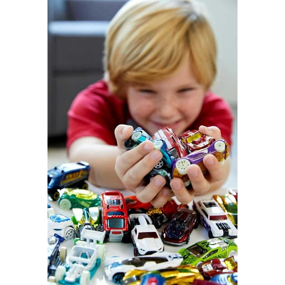 50-Pack 1:64 Scale Toy Vehicles, Individually Packaged, Exclusive