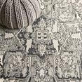 thumbnail image 6 of SAFAVIEH Odyssey Edith Floral Polyester Area Rug, Grey/Dark Grey, 6'7" x 6'7" Square, 6 of 11