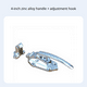 thumbnail image 2 of koolsoo Manija ajustable zinc para horno, 2 of 6