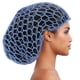 thumbnail image 2 of Red de pelo de ganchillo para mujer, redecilla de malla para dormir, gorro de redecilla tejido de rayón, gorro de dormir de ganchillo, cubierta para cabello largo, 2 uds., 2 of 5