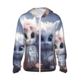 thumbnail image 2 of Lsque Cute Animal Couple UPF 50+ Lightweight Sun Protection Men's Women's Long Sleeve Shirt, Hoodie Performance -Large, 2 of 9