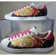 thumbnail image 1 of Vintage Adi - das Men's Pink/White/Black Rod Laver Graphic Print Sneakers Size 8.5, 1 of 6