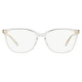 thumbnail image 4 of Michael Kors Santa Clara MK 4067U Plastic Womens Square Eyeglasses Clear 55mm Adult, 4 of 7