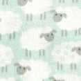 thumbnail image 3 of Luvable Friends Baby Cotton Flannel Receiving Blankets, Sheep, One Size, 3 of 7