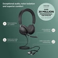thumbnail image 2 of Auricular con cable Jabra Evolve2 40 SE con cancelación de ruido y USB, 2 of 8