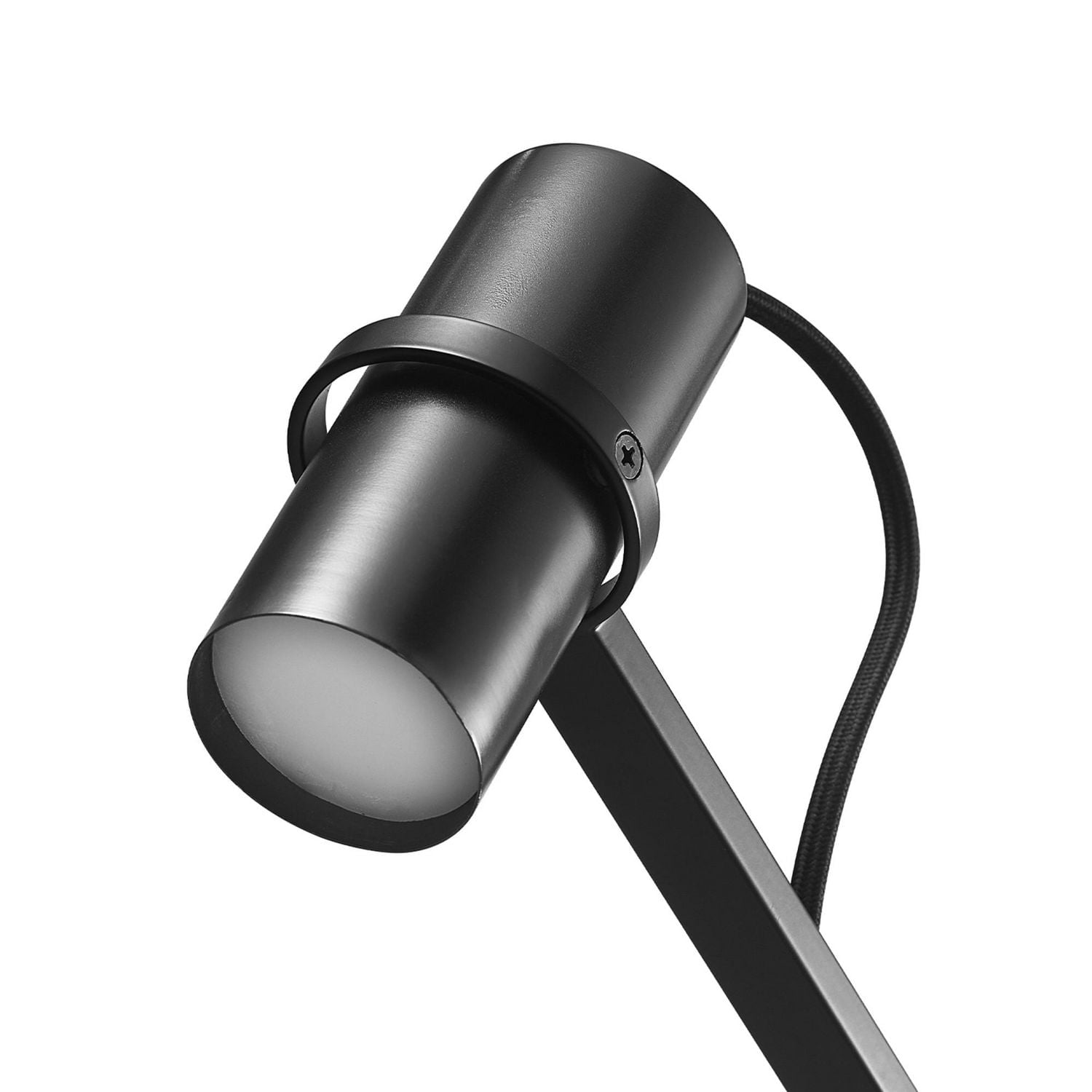 MRDK by Globe Series.01.WS 1-Light LED Plug-In Wall Sconce, Swing Arm, Adjustable Shade, Matte Black