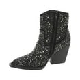 thumbnail image 2 of Very G Women's Katy Pearl Booties Snip Toe Black 6 M  US, 2 of 5