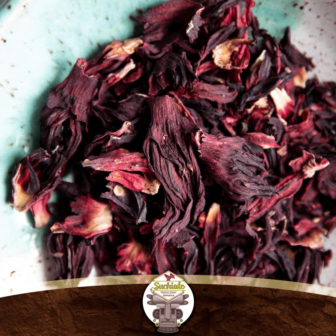 Suchiate Hibiscus Flowers - 100% Natural - 5 lb (2.26Kg) Flor De Jamaica