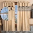 thumbnail image 6 of VHC Brands Kettle Grove, Panel with Attached Applique Crow and Star Valance Set of 2, 84x40, 6 of 11