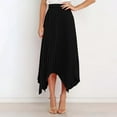thumbnail image 7 of Women Summer Skirts High Waisted Pleated Swing Long Skirt Casual Elegant Pleated A Line Fashion Casual Skirt, 7 of 7