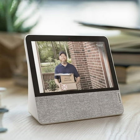 Lenovo - 7" Smart Display with Google Assistant - Blizzard White