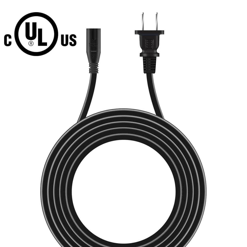 UL Listed 12ft Power Cord for TCL Roku Smart TV HDTV 32 inch 40 42 43 48 50 55 60 65 75 inch Replacement AC Cable Power Cord