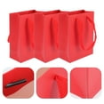 thumbnail image 3 of Pungan Gift Bags 10pcs Gift Paper Bags Red Gift Bags Red Paper Shopping Bags for Valentines Day(5.91"X5.51"X2.76"), 3 of 10