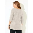 thumbnail image 2 of Catherines Women's Plus Size Allover Sequin Tunic, 2 of 3