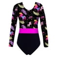 thumbnail image 2 of renvena Kids Girls One Piece Long Sleeves Gymnastics Leotards Ballet Dance, 2 of 6