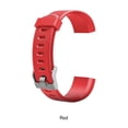 thumbnail image 2 of Ruiboury Comfortable TPU Smart Watch Strap Designed For Comfort Fit For ID115PLUS /ID115PLUS Smart Watch Band red, 2 of 6