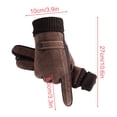 thumbnail image 3 of Outdoor Running Cycling Gloves Touchscreen Men's Winter Gloves Glove Liners Hiking Gloves Cold Weather Warm Gloves, 3 of 5