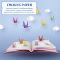 thumbnail image 2 of WHAMVOX 50 Sheets Folding Paper Square Paper Beautiful Origami Paper Handicraft Papers, 2 of 8