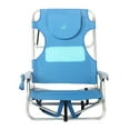 thumbnail image 6 of Ostrich Chaise Beach Lounger & Ladies Comfort On Your Back Chair, Blue, 6 of 12