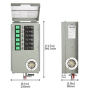Nature's Generator Elite 6 Circuit 120V 30 Amp Manual Power Transfer Switch Kit