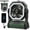 Green, variant on VOLIVO 3-in-1 Portable Camping Misting Fan, 10000mAh Rechargeable Battery, 350mL Water Tank, 4-Speed Tent Fan with LED Light & Power Bank, Outdoor Fan for Patio, Beach, Camping,Black