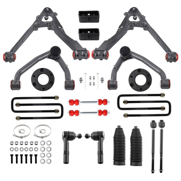 maXpeedingrods 13 Pack Suspension Kit for Chevy Silverado 1500 GMC Sierra 1500 Cadillac Escalade 2007-2013 Avalanche Suburban 1500 Yukon Escalade ESV (EXT), Front Upper & Lower Control Arm Kit