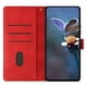thumbnail image 2 of For Xiaomi Redmi Note 14 Pro+ 5G Note 14 Pro 5G Case Wallet Stand Imprinted Triangle Pattern Leather, 2 of 5
