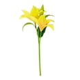 thumbnail image 1 of Ramo Artificial Mainstays 38.1 cm Tallo de Lirio Amarillo, 1 of 4