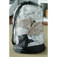 Mainstays HeavyDuty Black Polyester Mesh Laundry Bag with Carry Strap