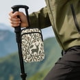 thumbnail image 4 of COEQINE Forearm Crutch Bag Walking Cane Accesories Rustic Deer Forest Elbow Crutch Storage Organizer, 2 Zippered Pockets, Lightweight, Hands-Free, for Adults & Seniors, 4 of 7