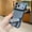 Blue, variant on GJL Cooling Case for iPhone 17 Pro, Mesh Breathable Shockproof Phone Cover with Invisible Kickstand, Raised Edge Screen Camera Protection, Orange