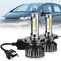 For Honda Fit 2007-2020 - 2x LED Headlight H4 9003 High/Low Beam Bulbs 6000K