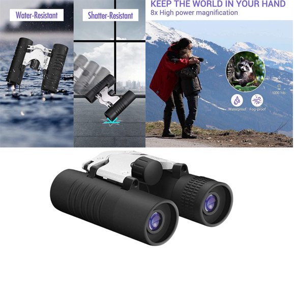 WIFKLSIIPG Binoculars for Adults and Children Mini Binoculars / Binoculars for Exploring Bird Watching Learning Star Watching