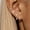 White-Style 2, variant on Women’s 4-Piece Mixed Stud and Hoop Earrings Set, Clear Stone Ear Stack Jewelry