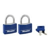 Master Lock 40mm Long Shackle Covered Padlocks, 2pk