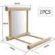 thumbnail image 2 of Bird Mirror With Perch, Fainfun 10*10*10 Cm Wooden Perch With Mirror For Birds, Bird Stand Perch With Mirror, 2 of 5