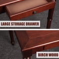 thumbnail image 5 of GSE Games & Sports Expert Deluxe Wood 3-in-1 Chess Checkers Backgammon and Coffee Table for Family Board Games (Cherry), 5 of 7